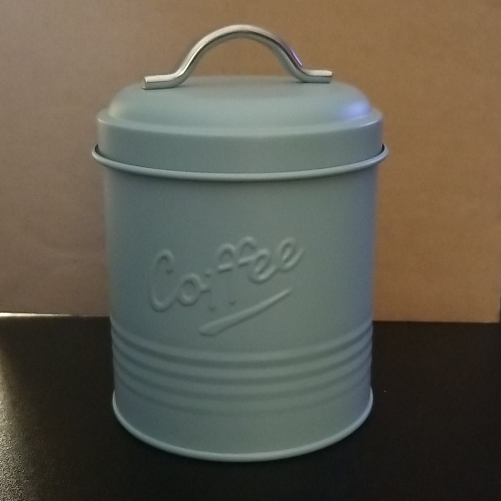 Coffee tin canister